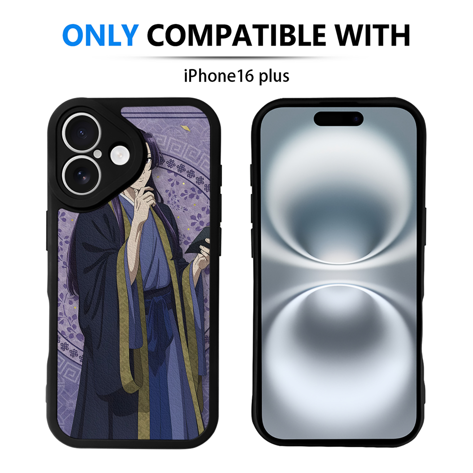 （画像用） 薬屋のひとりごと The Apothecary Diaries 【iPhone 16シリーズ対応】シリコンスマホケース（レザー調） 材質：シリコン